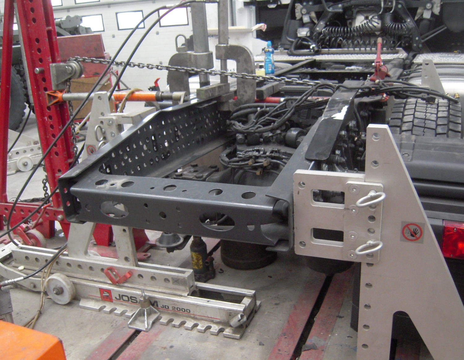 Commercial chassis repair alignment