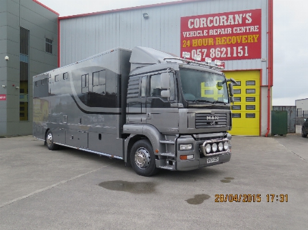 A recent spray paint job completed on a customers horse box-2